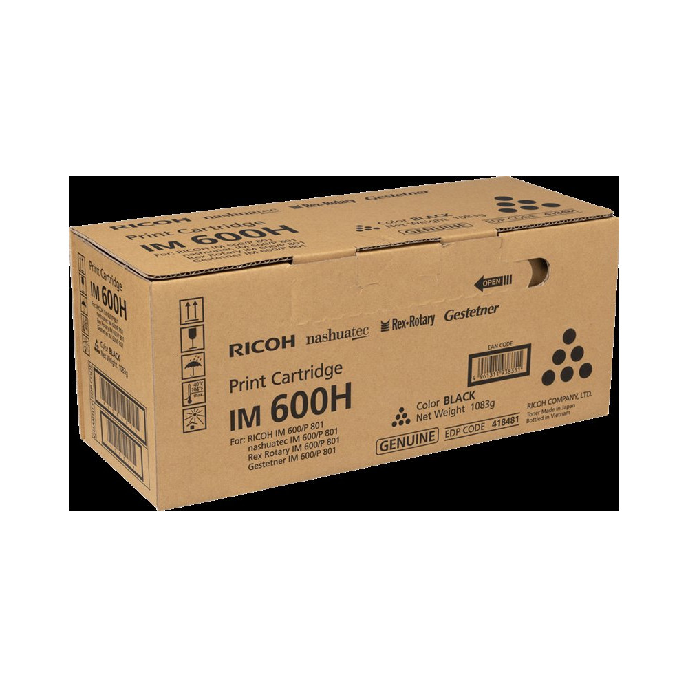 Ricoh IM 600H nero toner (418481)