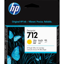 HP 712 giallo Cartuccia d'inchiostro (3ED69A)