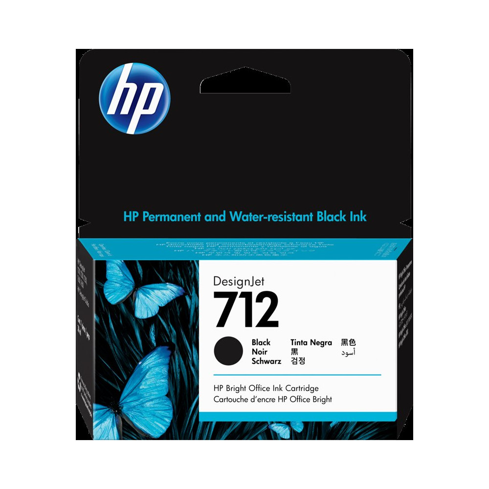 HP 712 nero Cartuccia d'inchiostro (3ED70A)