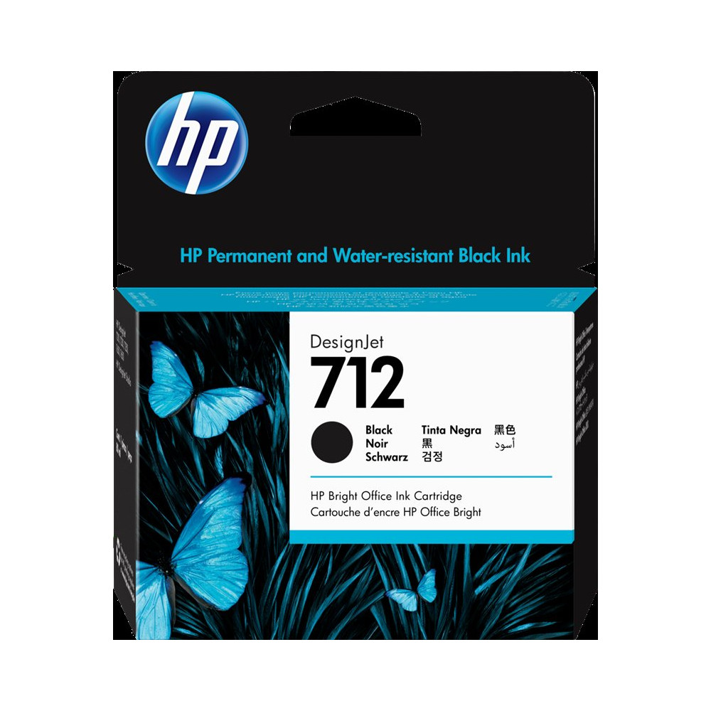 HP 712 nero Cartuccia d'inchiostro (3ED71A)