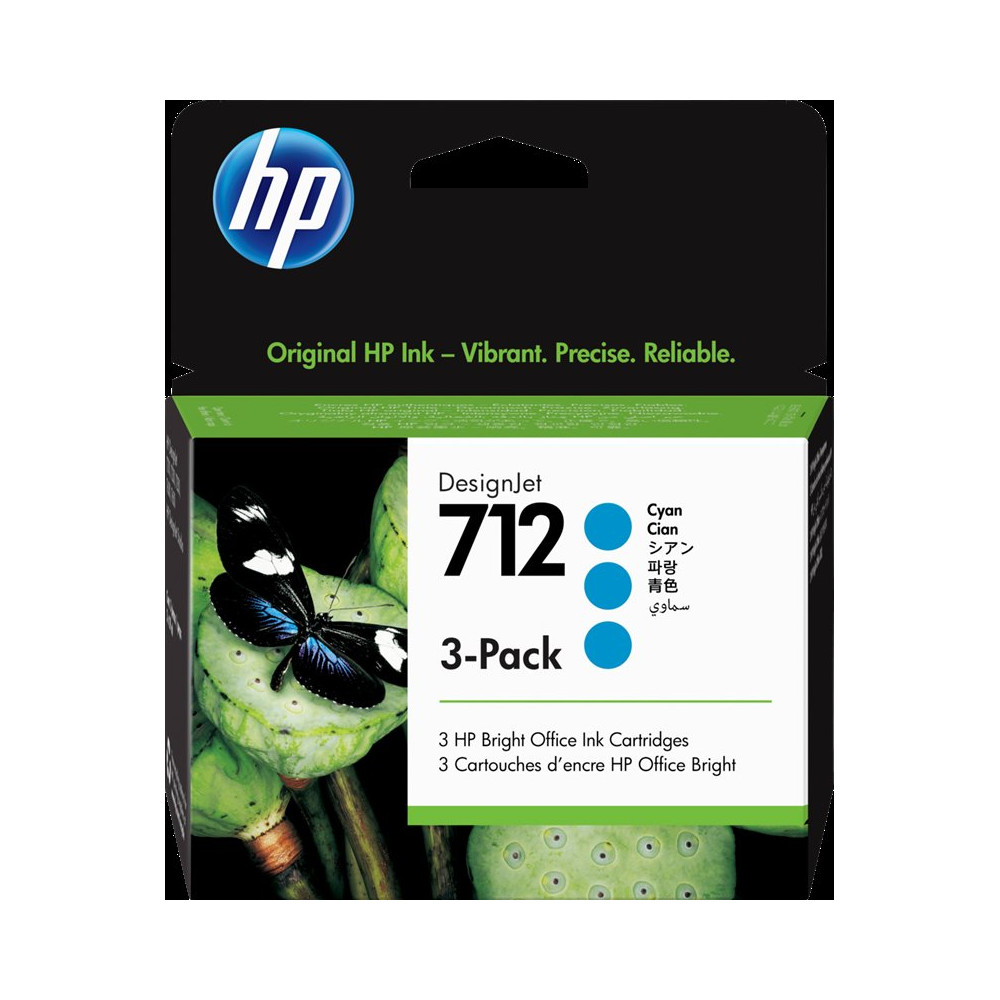 HP 712 Multipack ciano (3ED77A)