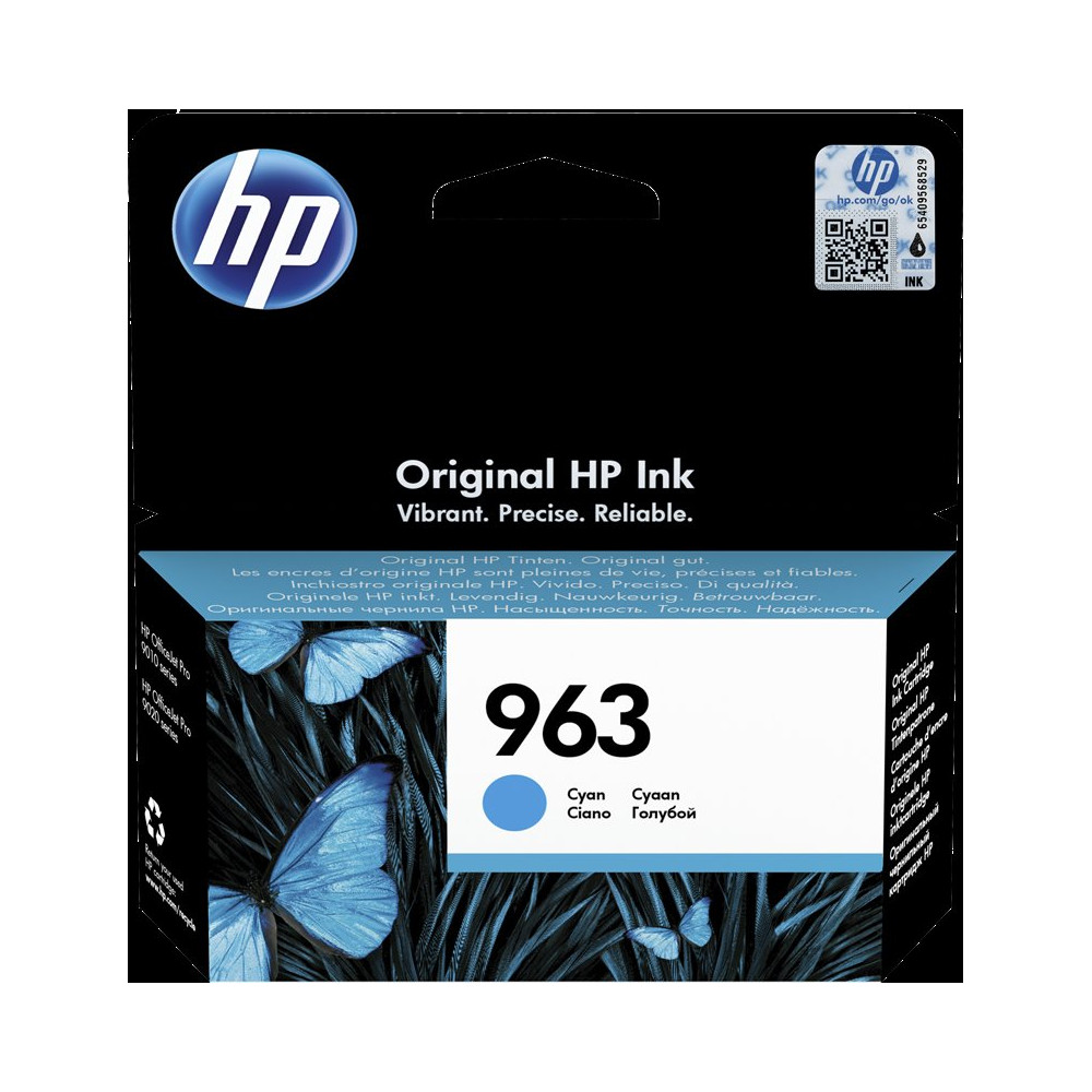 HP 963 ciano Cartuccia d'inchiostro (3JA23AE)