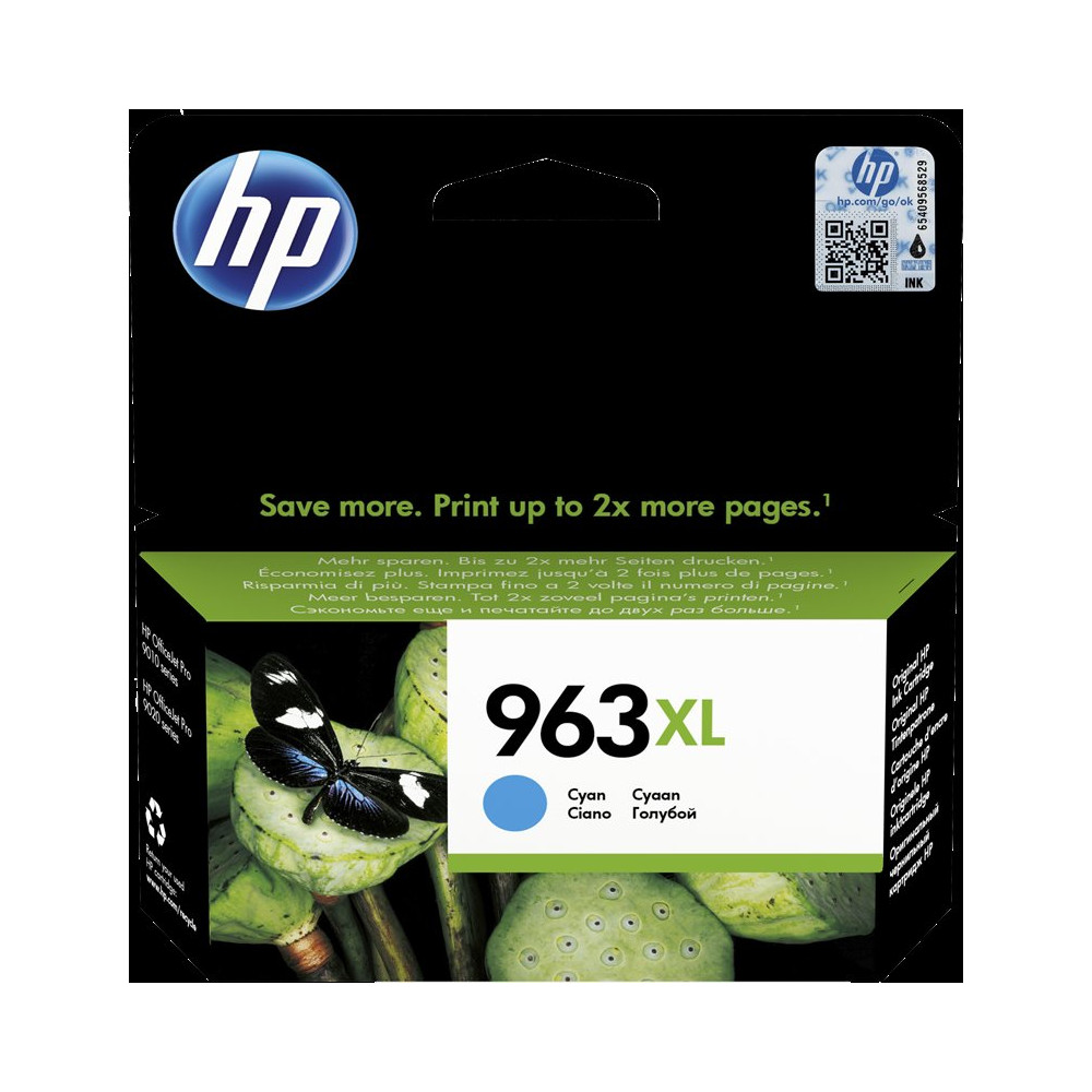 HP 963 XL ciano Cartuccia d'inchiostro (3JA27AE)