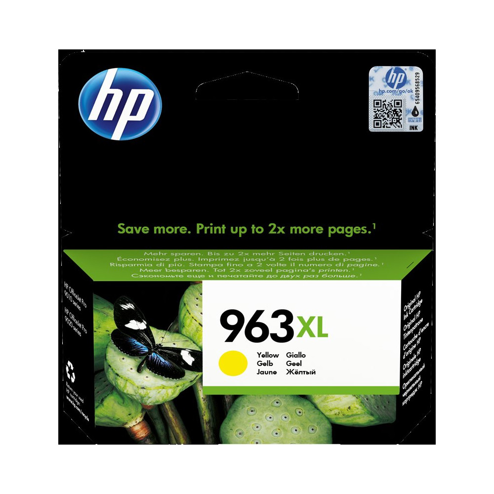 HP 963 XL giallo Cartuccia d'inchiostro (3JA29AE)