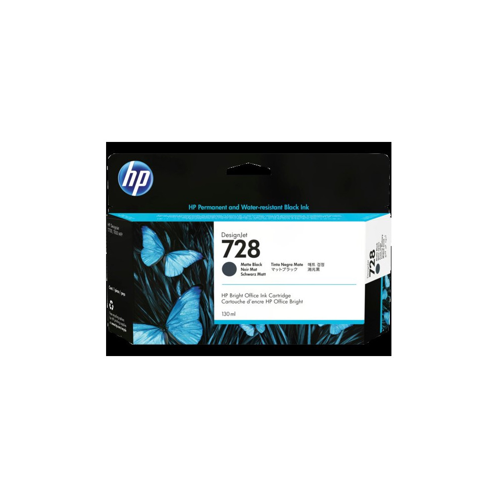 HP 728 Nero (opaco) Cartuccia d'inchiostro (3WX25A)