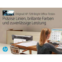 HP 728 Nero (opaco) Cartuccia d'inchiostro (3WX25A)