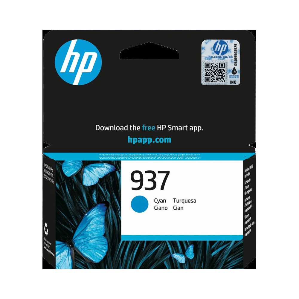HP 937 ciano Cartuccia d'inchiostro (4S6W2NE)