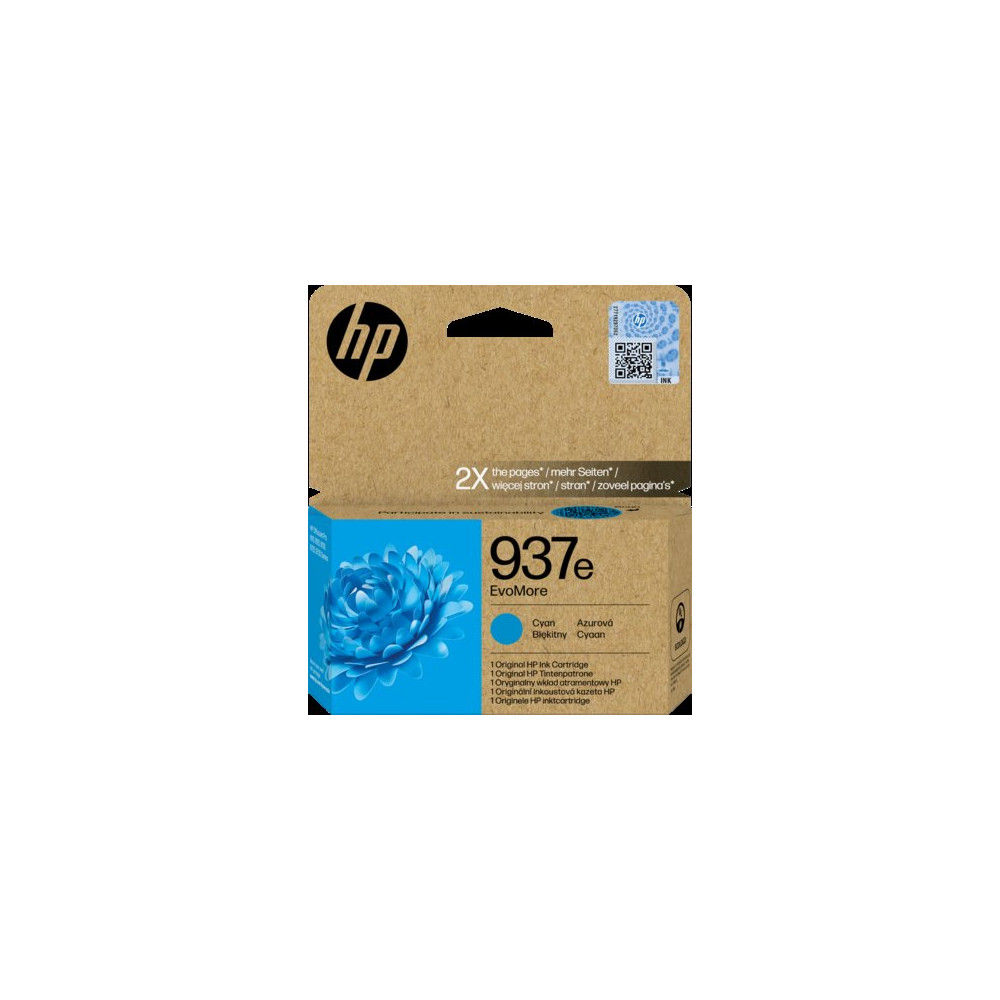 HP 937e ciano Cartuccia d'inchiostro (4S6W6NE)