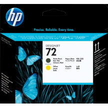 HP 72 Testina per stampa giallo / Nero (opaco) (C9384A)