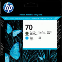 HP 70 Testina per stampa ciano / Nero (opaco) (C9404A)
