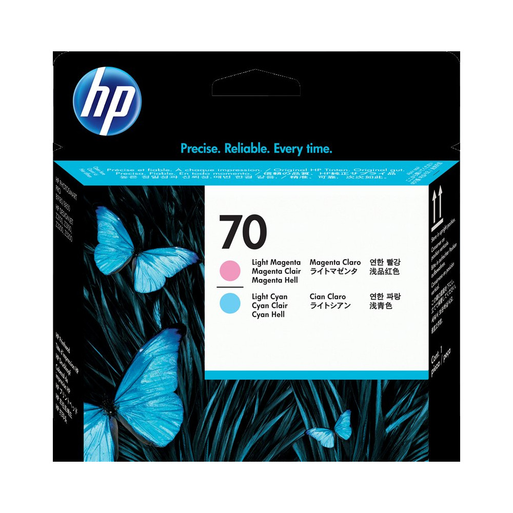 HP 70 Testina per stampa ciano (chiaro) / magenta (chiaro) (C9405A)