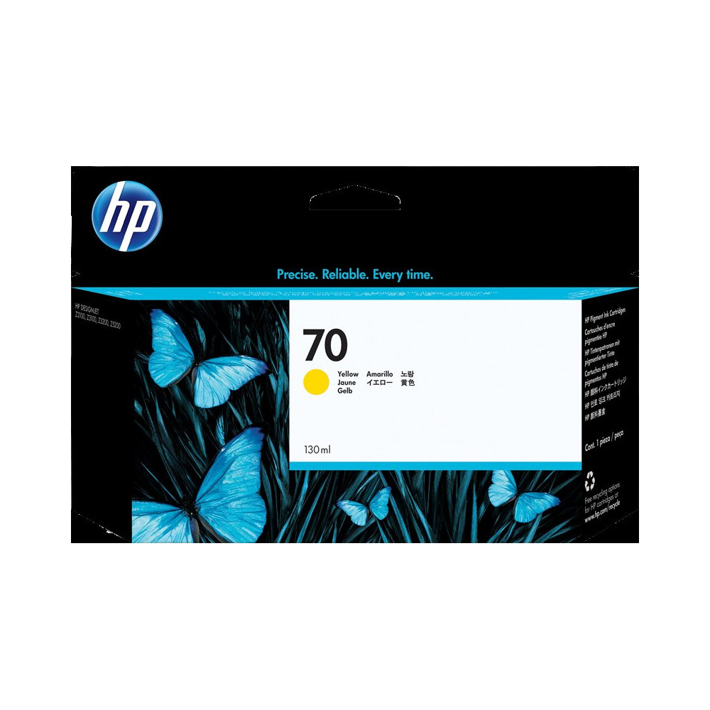 HP 70 giallo Cartuccia d'inchiostro (C9454A)