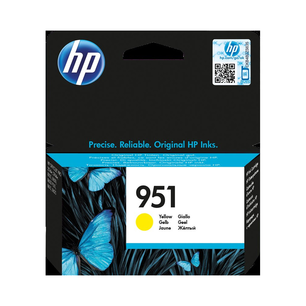 HP 951 giallo Cartuccia d'inchiostro (CN052AE)