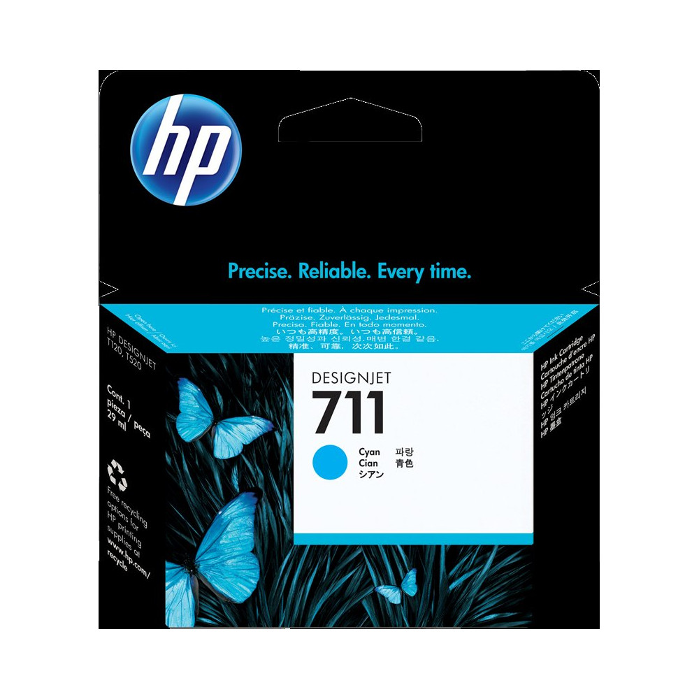 HP 711 ciano Cartuccia d'inchiostro (CZ130A)