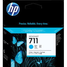 HP 711 Multipack ciano (CZ134A)