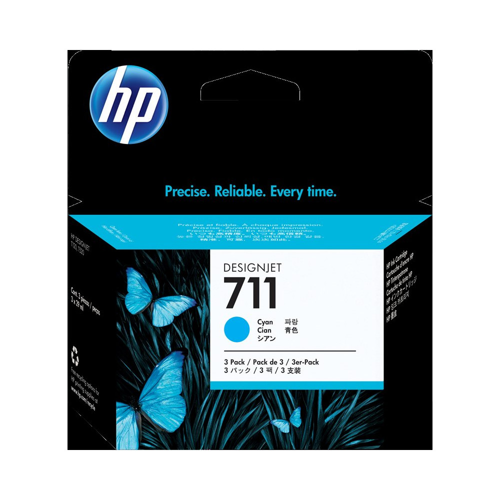 HP 711 Multipack ciano (CZ134A)