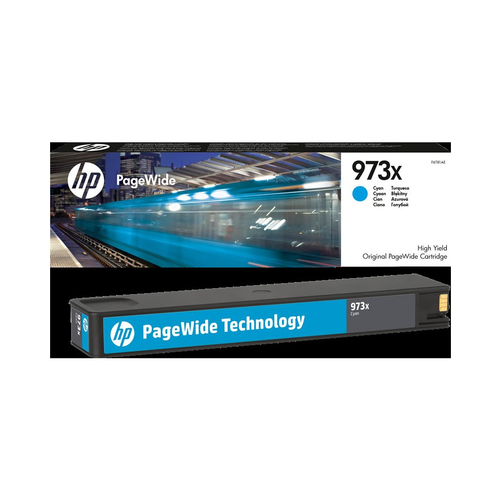 HP 973X ciano Cartuccia d'inchiostro (F6T81AE)