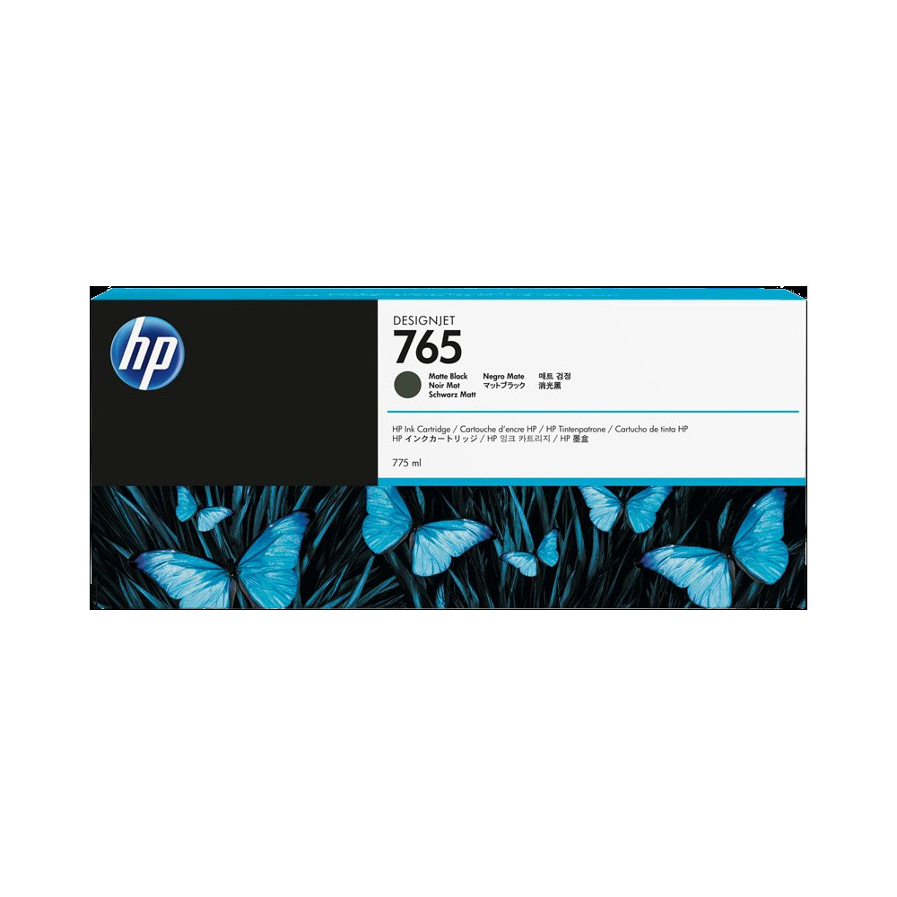 HP 765 Nero (opaco) Cartuccia d'inchiostro (F9J55A)