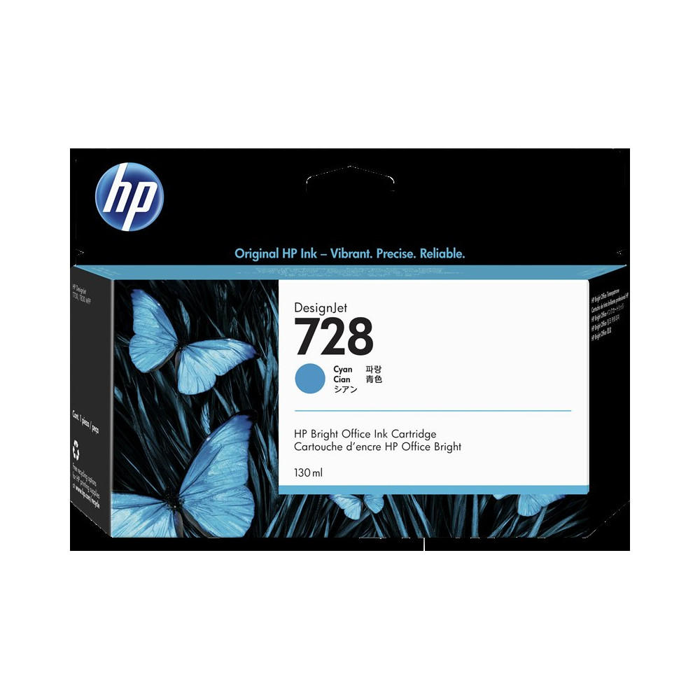 HP 728 ciano Cartuccia d'inchiostro (F9J67A)