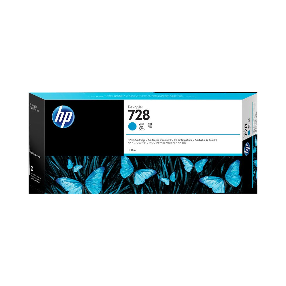 HP 728 ciano Cartuccia d'inchiostro (F9K17A)
