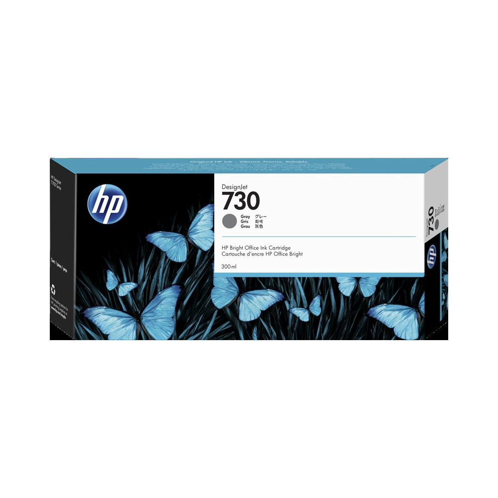 HP 730 Grigio Cartuccia d'inchiostro (P2V72A)
