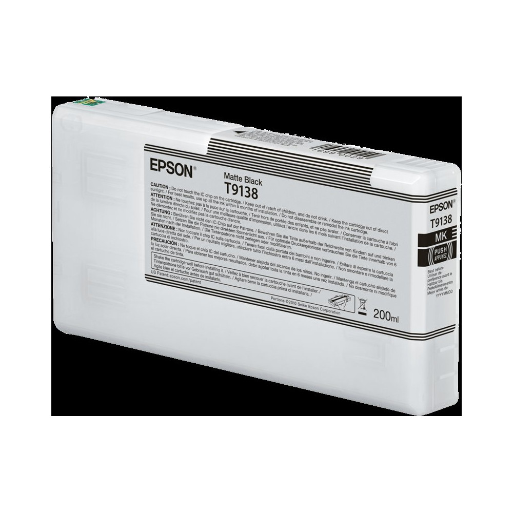 Epson T9138 Nero (opaco) Cartuccia d'inchiostro (C13T91380N)