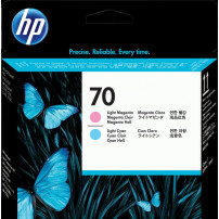 HP 70 Testina per stampa ciano (chiaro) / magenta (chiaro) (C9405A)