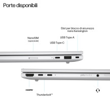 HP EliteBook 8 G1i Intel Core Ultra 7 255U Computer portatile 35,6 cm (14") WUXGA 16 GB DDR5-SDRAM 512 GB SSD Wi-Fi 6E (802.11ax