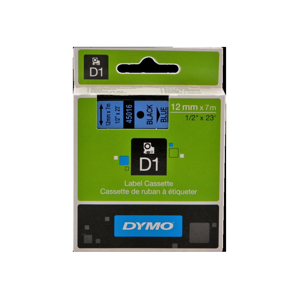 DYMO Nastro Nero su blu