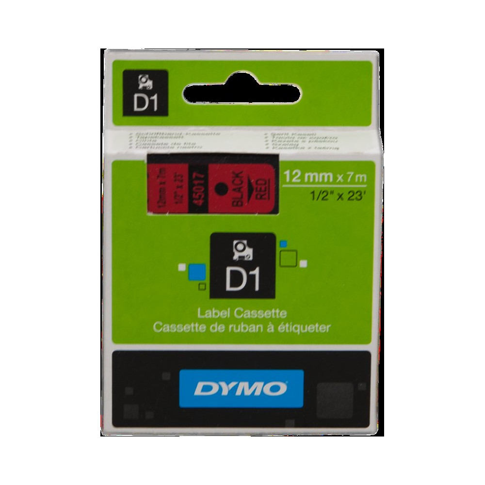 DYMO Nastro Nero su rosso