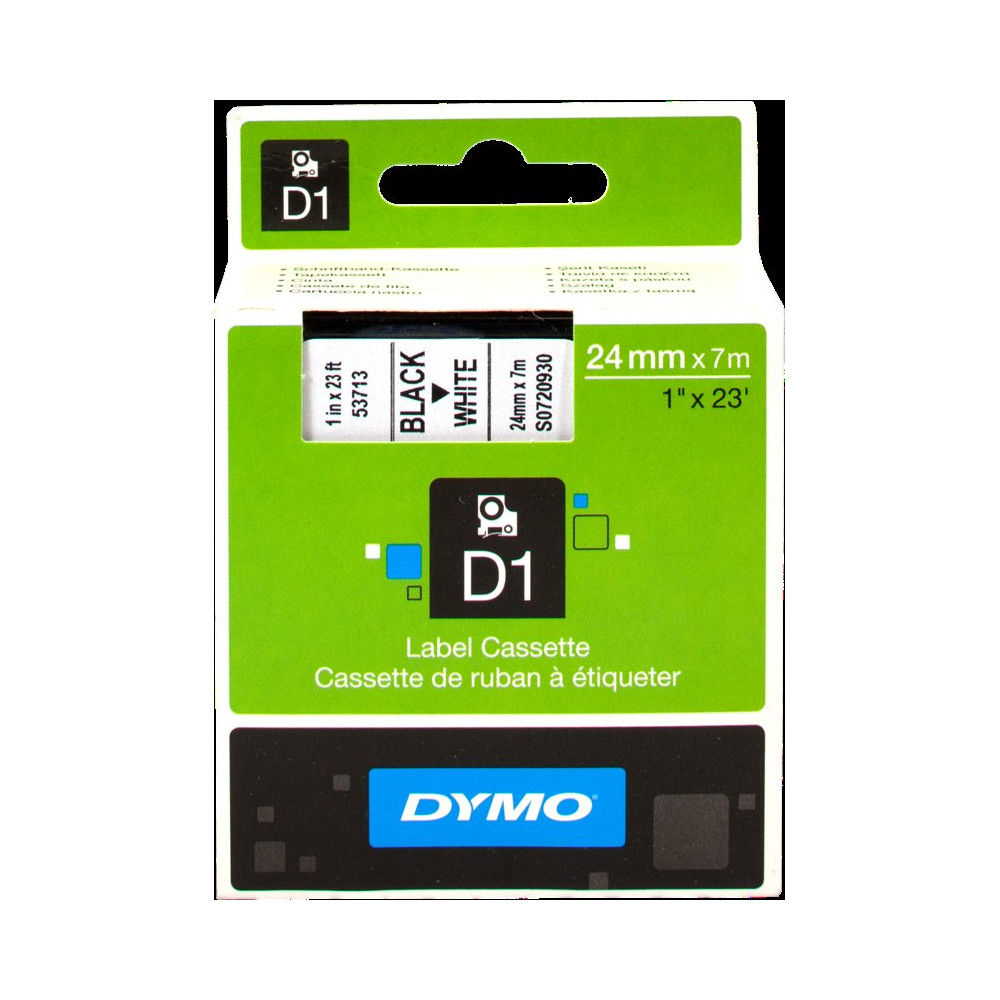 DYMO Nastro Nero su bianco