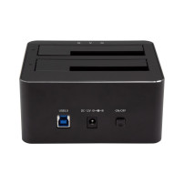 StarTech.com Dual-Bay USB 3.0 to SATA Hard Drive Docking Station, USB Hard Drive Dock, External 2.53.5 SATA IIIIII, SSDHDD Docki