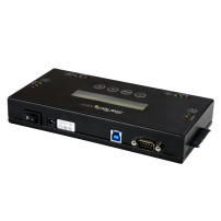 StarTech.com Eraser per HDD/SSD a 4 Bay - Per SATA drive da 2,5" o 3,5" - Unità di cancellazione sicura per dischi standalone - 
