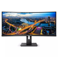 Philips 345B1C - Monitor a LED - curvato - 34" - 3440 x 1440 WQHD @ 100 Hz - VA - 300 cd/m² - 3000:1 - 5 ms - 2xHDMI, DisplayPor