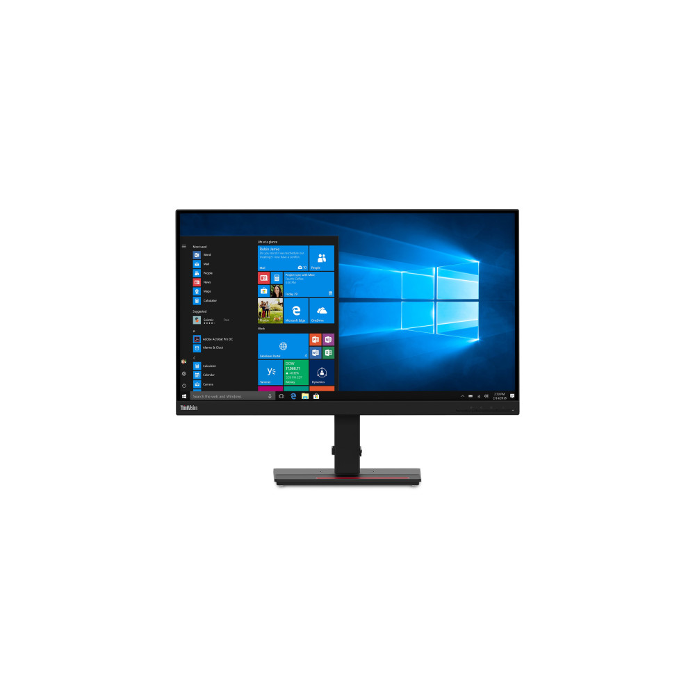 Lenovo ThinkVision T27q-20 - Monitor a LED - 27" - 2560 x 1440 QHD @ 60 Hz - IPS - 350 cd/m² - 1000:1 - 4 ms - HDMI, DisplayPort Lenovo ThinkVision T27q-20 - Monitor a LED - 27" - 2560 x 1440 QHD @ 60 Hz - IPS - 350 cd/m² - 1000:1 - 4 ms - HDMI, DisplayPort