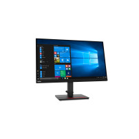 Lenovo ThinkVision T27q-20 - Monitor a LED - 27" - 2560 x 1440 QHD @ 60 Hz - IPS - 350 cd/m² - 1000:1 - 4 ms - HDMI, DisplayPort