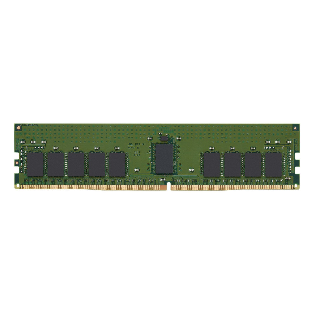 Kingston - DDR4 - modulo - 32 GB - DIMM 288-PIN - 3200 MHz / PC4-25600 - CL22 - 1.2 V - registrato - ECC Kingston - DDR4 - modulo - 32 GB - DIMM 288-PIN - 3200 MHz / PC4-25600 - CL22 - 1.2 V - registrato - ECC