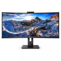 Philips P-line 346P1CRH - Monitor a LED - curvato - 34" - 3440 x 1440 WQHD @ 100 Hz - VA - 500 cd/m² - 3000:1 - DisplayHDR 400 -