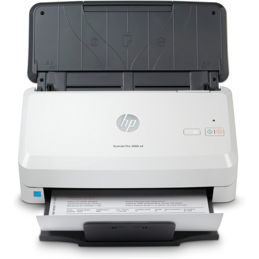 HP Scanjet Pro 3000 s4 Sheet-feed - Scanner documenti - CMOS/CIS - Duplex - 216 x 3100 mm - 600 dpi x 600 dpi - fino a 40 ppm (m HP Scanjet Pro 3000 s4 Sheet-feed - Scanner documenti - CMOS/CIS - Duplex - 216 x 3100 mm - 600 dpi x 600 dpi - fino a 40 ppm (m