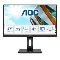 AOC 27P2Q - Monitor a LED - 27" - 1920 x 1080 Full HD (1080p) @ 75 Hz - IPS - 250 cd/m² - 1000:1 - 4 ms - HDMI, DVI, DisplayPort
