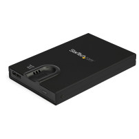 StarTech.com Box esterno criptato USB 3.0 per HDD/SSD SATA da 2.5" -Accesso tramite impronte digitali biometriche/password (S251