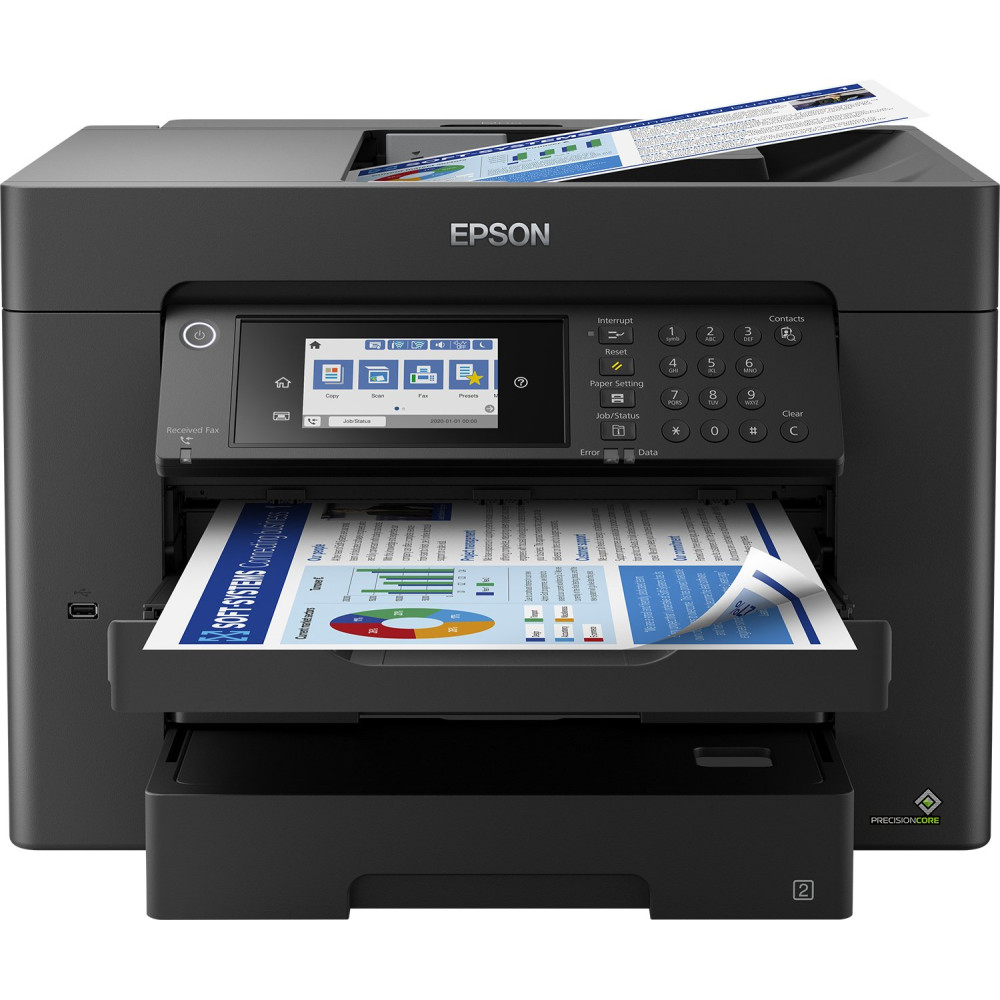 Epson WorkForce WF-7840DTWF - Stampante multifunzione - colore - ink-jet - A3 (297 x 420 mm) (originale) - A3 (supporti) - fino 