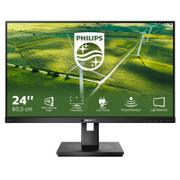 Philips B Line 242B1G - Monitor a LED - 24" - 1920 x 1080 Full HD (1080p) @ 75 Hz - IPS - 250 cd/m² - 1000:1 - 4 ms - HDMI, DVI-