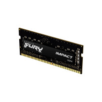 Kingston FURY Impact - DDR4 - modulo - 16 GB - SO DIMM 260-pin - 3200 MHz / PC4-25600 - CL20 - 1.2 V - senza buffer - non ECC - 