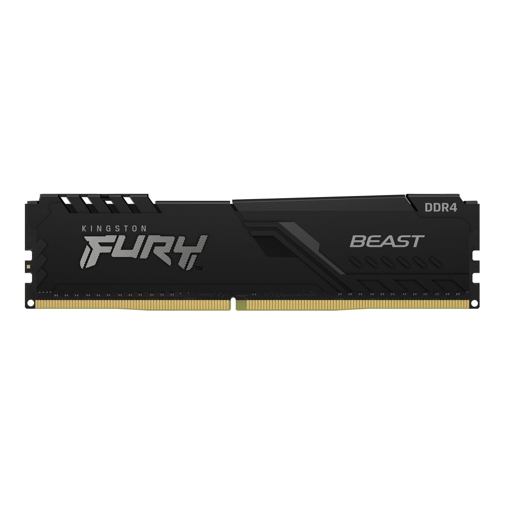 Kingston FURY Beast - DDR4 - modulo - 32 GB - DIMM 288-PIN - 3200 MHz / PC4-25600 - CL16 - 1.35 V - senza buffer - non ECC - ner Kingston FURY Beast - DDR4 - modulo - 32 GB - DIMM 288-PIN - 3200 MHz / PC4-25600 - CL16 - 1.35 V - senza buffer - non ECC - ner