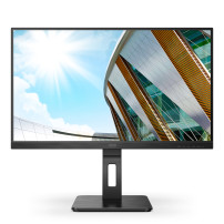 AOC U27P2CA - Monitor a LED - 27" - 3840 x 2160 4K @ 60 Hz - IPS - 350 cd/m² - 4 ms - 2xHDMI, DisplayPort, USB-C