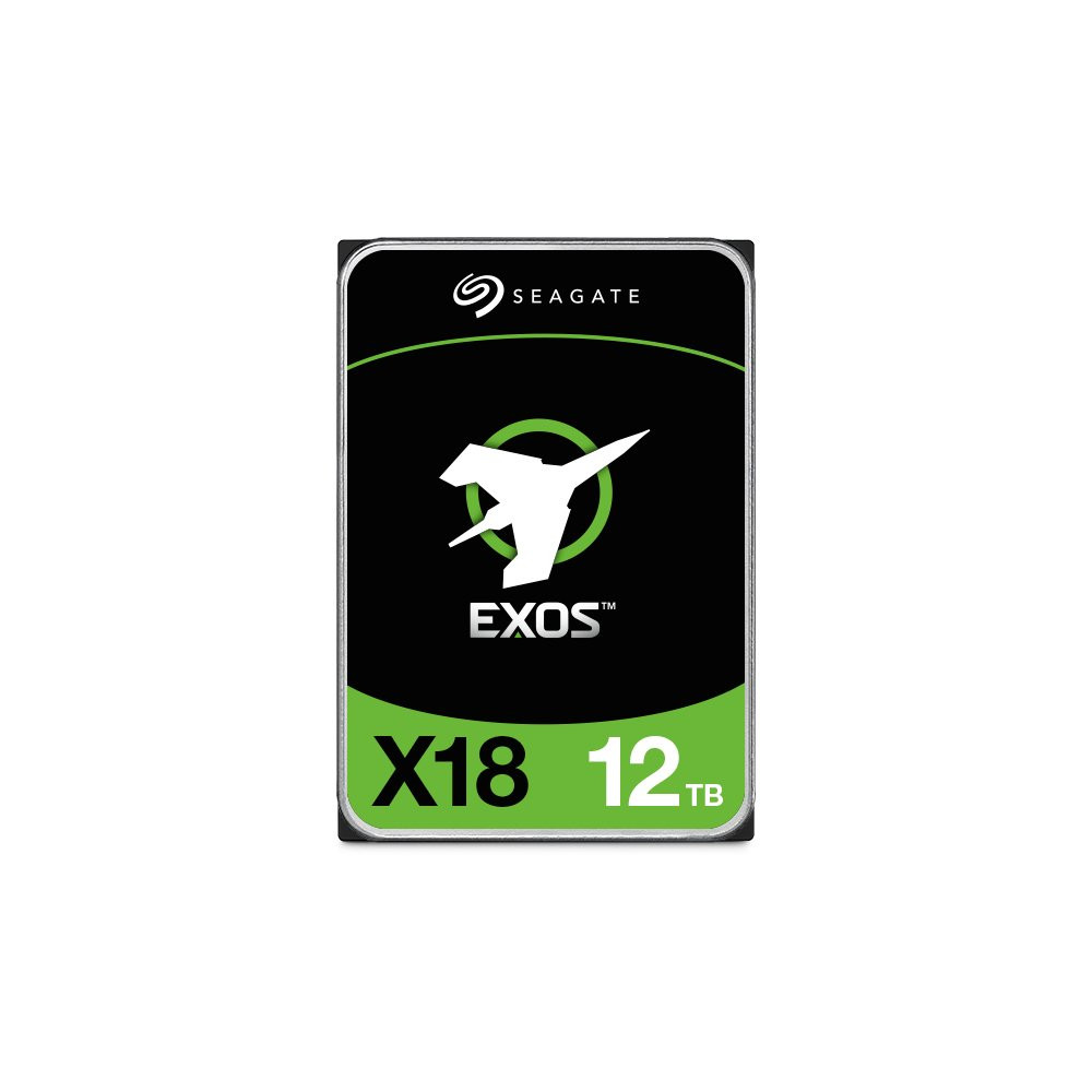 Seagate Exos X18 ST12000NM000J - HDD - 12 TB - interno - SATA 6Gb/s - 7200 rpm - buffer: 256 MB Seagate Exos X18 ST12000NM000J - HDD - 12 TB - interno - SATA 6Gb/s - 7200 rpm - buffer: 256 MB