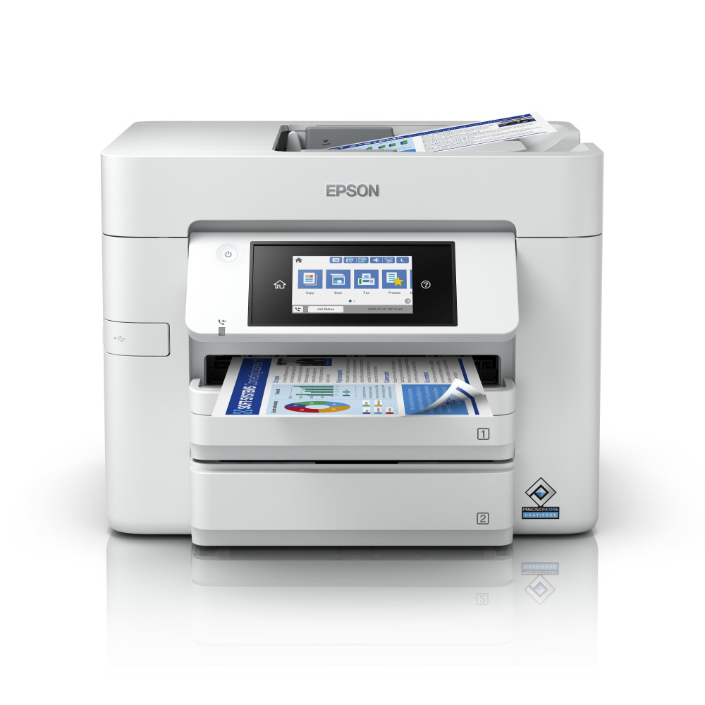 Epson WorkForce Pro WF-C4810DTWF - Stampante multifunzione - colore - ink-jet - A4/Legal (supporti) - fino a 36 ppm (stampa) - 5 Epson WorkForce Pro WF-C4810DTWF - Stampante multifunzione - colore - ink-jet - A4/Legal (supporti) - fino a 36 ppm (stampa) - 5