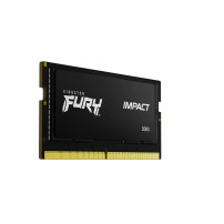 Kingston FURY Impact - DDR5 - modulo - 8 GB - SO DIMM 262-pin - 4800 MHz / PC5-38400 - CL38 - 1.1 V - senza buffer - on-die ECC