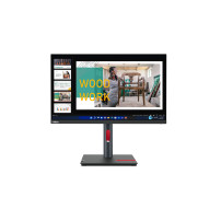 Lenovo P24q-30 - Monitor a LED - 23.8" - 2560 x 1440 QHD @ 60 Hz - IPS - 300 cd/m² - 1000:1 - 4 ms - HDMI, DisplayPort - nero co